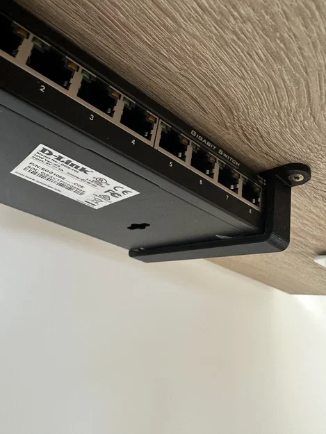 Ngàm treo tường cho switch D-Link DGS-108 siêu gọn - Image 1