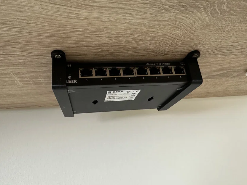 Ngàm treo tường cho switch D-Link DGS-108 siêu gọn - Image 2