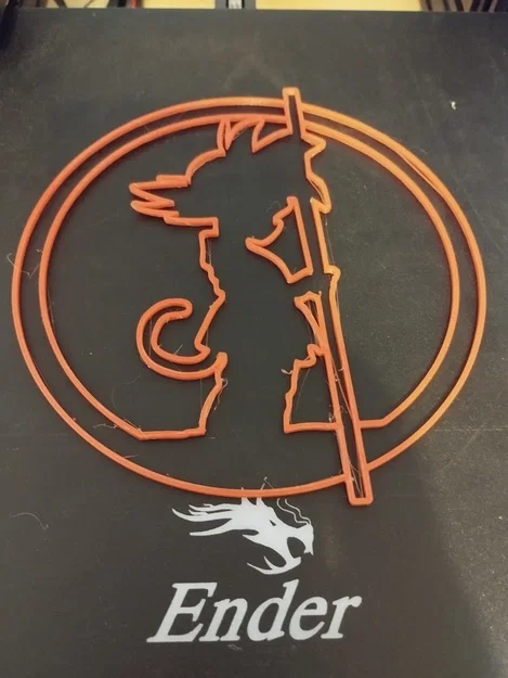 Mô hình trang trí hình bóng Goku (Silueta Goku v1) cho fan Dragon Ball - Image 1