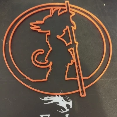 Mô hình trang trí hình bóng Goku (Silueta Goku v1) cho fan Dragon Ball