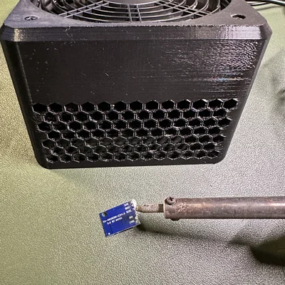 Bộ hút khói hàn dùng quạt 120mm (120mm Fan solder fume extractor)