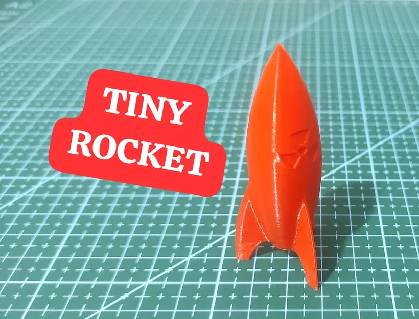 Mô hình tên lửa mini (NUKE) - Thiết kế Retro độc đáo cho in 3D - Image 1