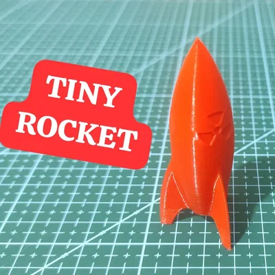 Mô hình tên lửa mini (NUKE) - Thiết kế Retro độc đáo cho in 3D