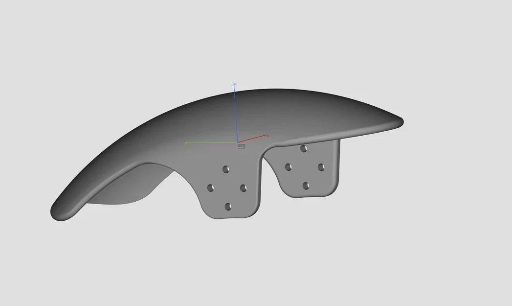 Chắn bùn cho xe scooter (Scooter Mud Guard) - Tự in 3D dễ dàng - Image 1