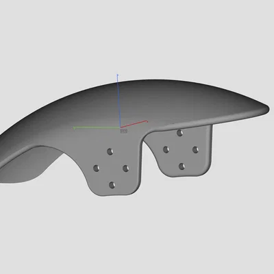 Chắn bùn cho xe scooter (Scooter Mud Guard) - Tự in 3D dễ dàng