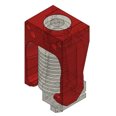 Voron MiniSB V6 Mount (Ngàm V6 cho Mini StealthBurner)