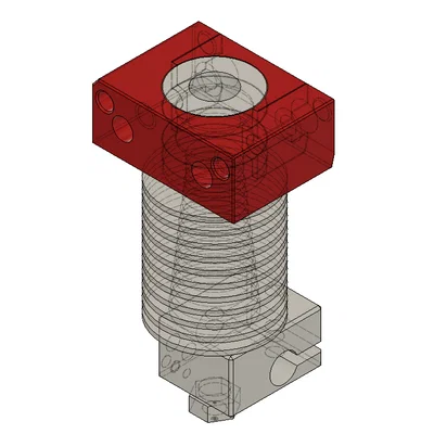 Voron MiniSB V6 Mount (Ngàm V6 cho Mini StealthBurner)
