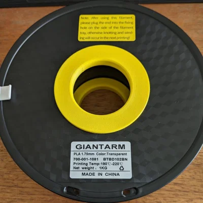 Adapter giảm lỗ cuộn cho GiantArm Clear PLA hoặc mọi spool lỗ 75mm