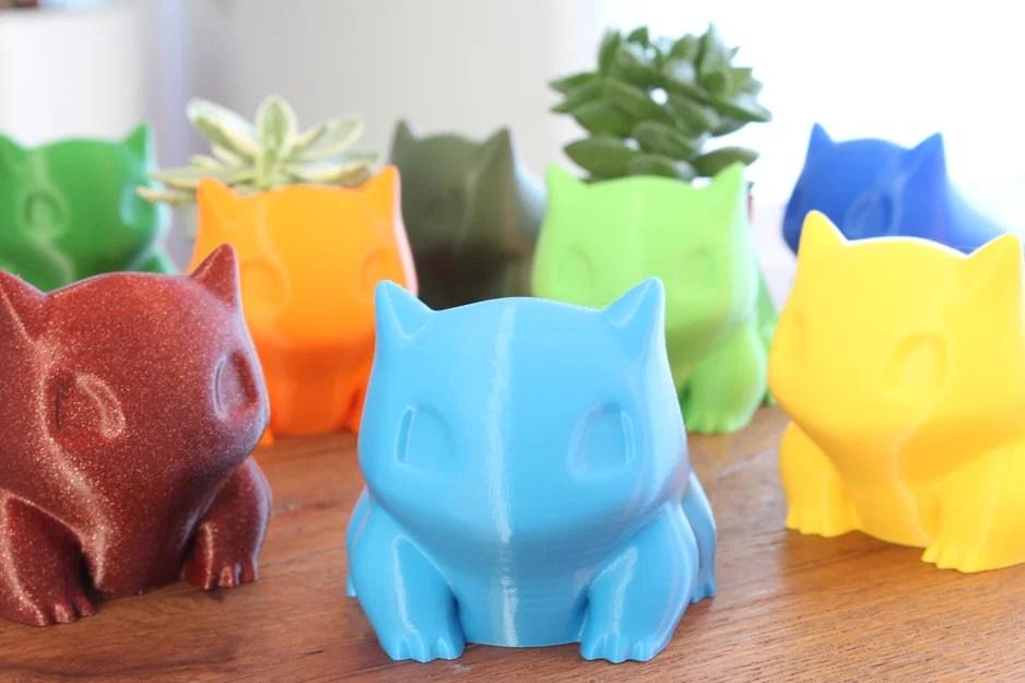 Chậu trồng cây Pokémon Bulbasaur/Bisasam dễ thương - Image 1