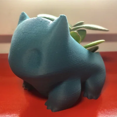Chậu cây 3D Pokémon Bulbasaur (Phiên bản đáy kín không rò rỉ)