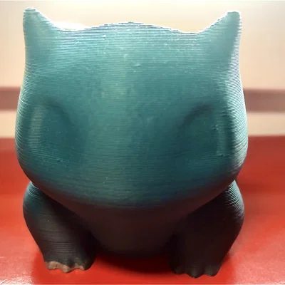 Chậu cây 3D Pokémon Bulbasaur (Phiên bản đáy kín không rò rỉ)