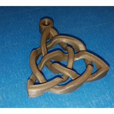 Mặt dây chuyền Triquetra - Mẫu trang sức in 3D độc đáo