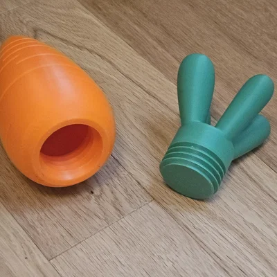 Mô hình hộp đựng đồ hình củ cà rốt (Carrot Container) cực đáng yêu