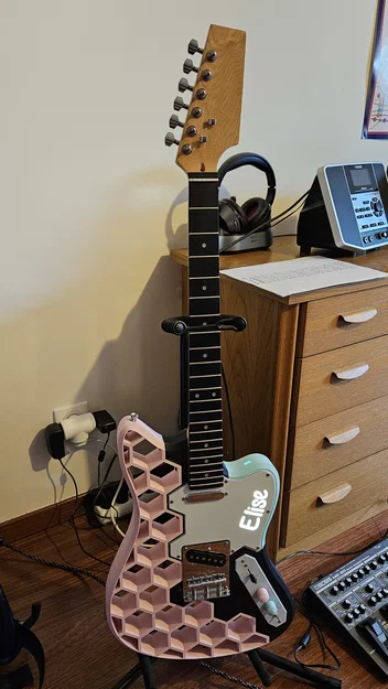 Guitar The Bambucaster (phiên bản tối ưu cho Bambu Lab) - Image 1