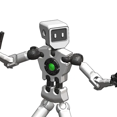ETP-Bot V2 - Action Figure - Dễ in với PLA