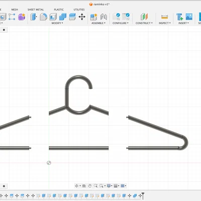 Móc treo quần áo 3D thiết kế thông minh, lắp ráp dễ dàng