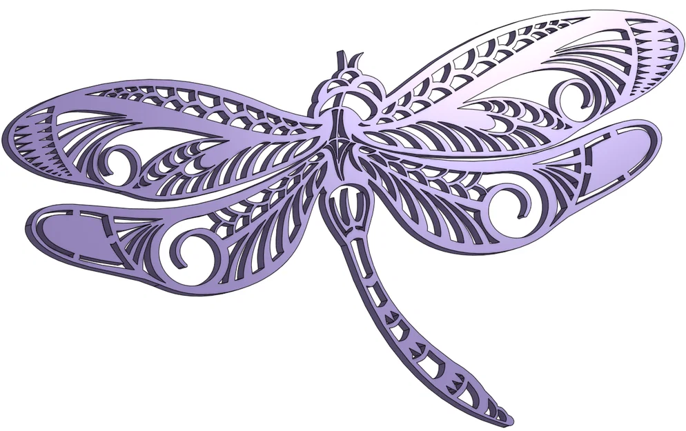 Mô hình trang trí tường chuồn chuồn (Dragonfly Wall Art) tinh xảo - Image 2