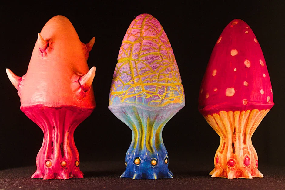 Cây để bàn: “Mushroom Set C1” (Alien Vegetation 53) - Image 1