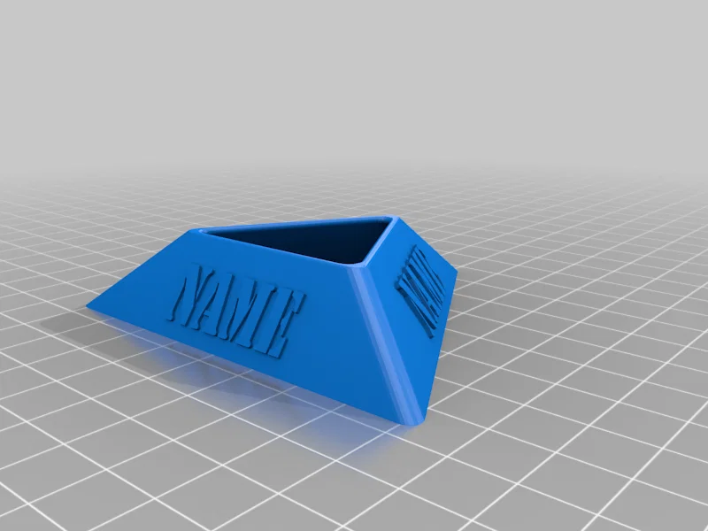 Đế Rubik’s Cube có khắc tên – tùy chỉnh bằng Tinkercad - Image 2