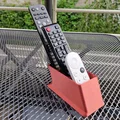 Khay để điều khiển từ xa (TV Remote Stand) gọn gàng, dễ in - Thumbnail 1
