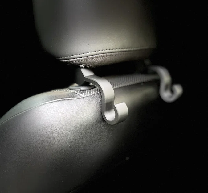 Móc treo đồ gắn tựa đầu ghế ô tô bền đẹp - Dễ dàng in 3D - Image 1