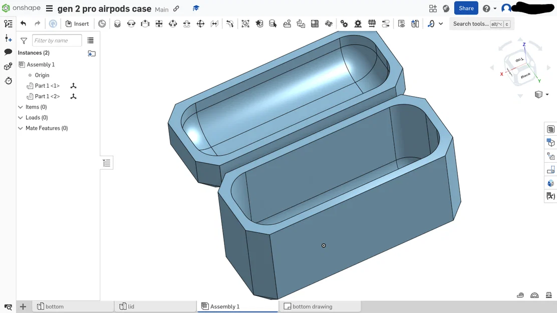 Vỏ bảo vệ tối giản cho AirPods Pro Gen 2 - File in 3D - Image 1