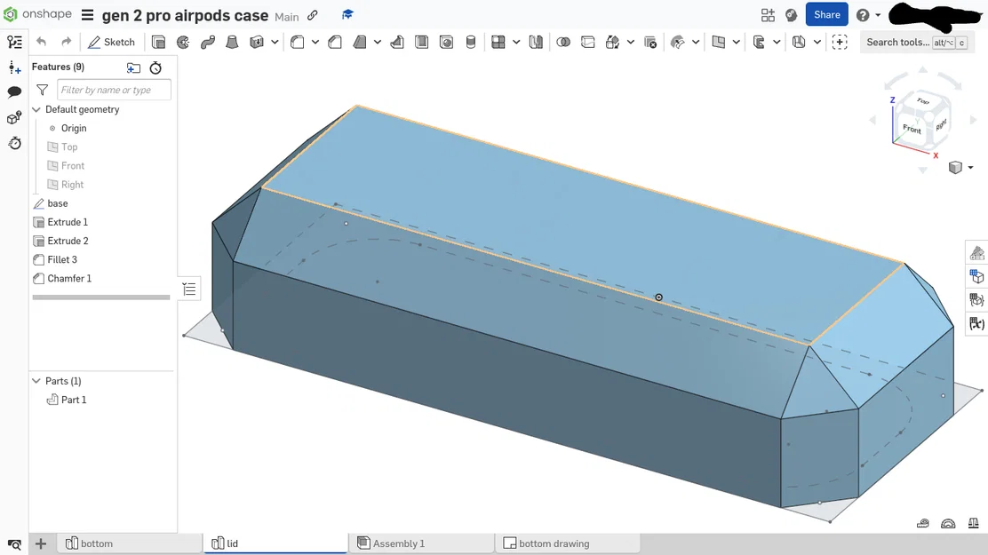 Vỏ bảo vệ tối giản cho AirPods Pro Gen 2 - File in 3D - Image 3