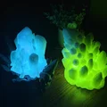 Đèn ngủ pha lê phát sáng trong bóng tối! Tự phát quang & có đèn! - Thumbnail 2