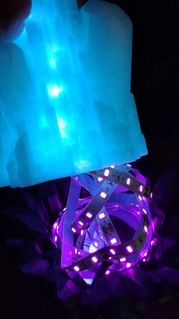 Đèn ngủ pha lê phát sáng trong bóng tối! Tự phát quang & có đèn! - Image 7