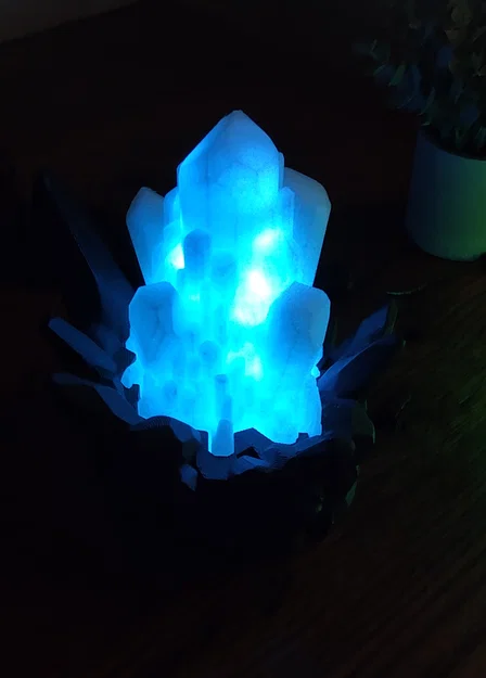 Đèn ngủ pha lê phát sáng trong bóng tối! Tự phát quang & có đèn! - Image 8