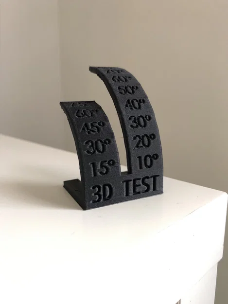 Mô hình test overhang 3D - Kiểm tra khả năng in ấn chính xác - Image 1