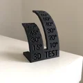 Mô hình test overhang 3D - Kiểm tra khả năng in ấn chính xác - Thumbnail 1