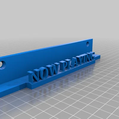 Giá treo bìa đĩa than Now Playing trang trí tường (3D Print)