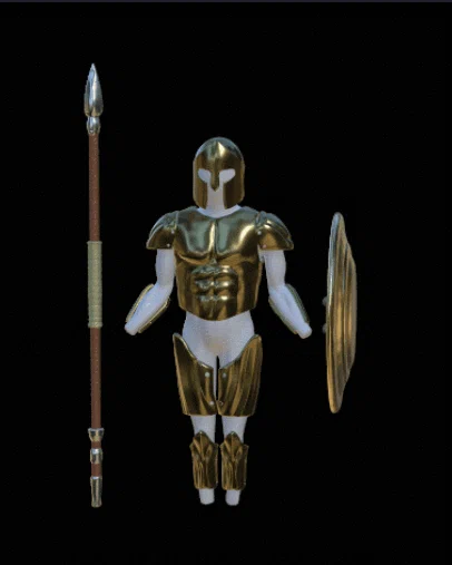 Bộ Giáp Chiến Binh Hy Lạp 3D - Mẫu Cosplay Cổ Điển Cho In 3D - Image 1