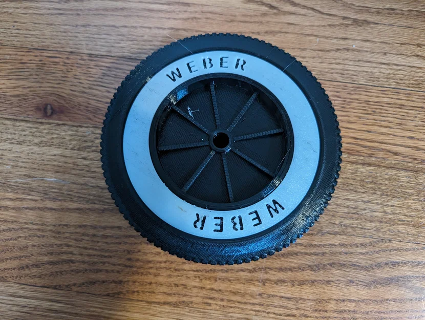 Bánh xe thay thế cho bếp nướng Weber (Replacement Wheel for Weber Grill) - Image 3