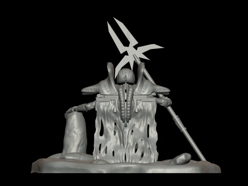 Mô hình Necro Lord: Chiến binh xương huyền bí cho bộ sưu tập 3D - Image 2