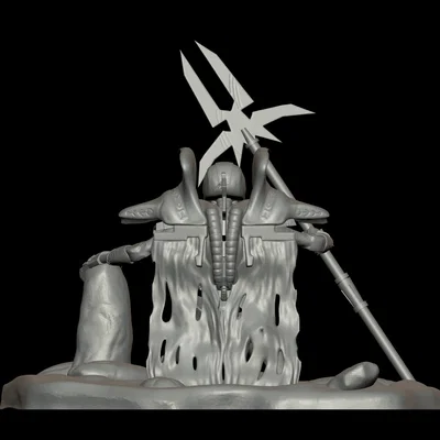 Mô hình Necro Lord: Chiến binh xương huyền bí cho bộ sưu tập 3D