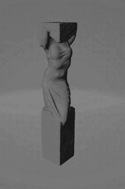 Tượng nghệ thuật cơ thể nữ (Woman body statue) trang trí bàn làm việc - Image 1
