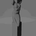 Tượng nghệ thuật cơ thể nữ (Woman body statue) trang trí bàn làm việc - Thumbnail 1