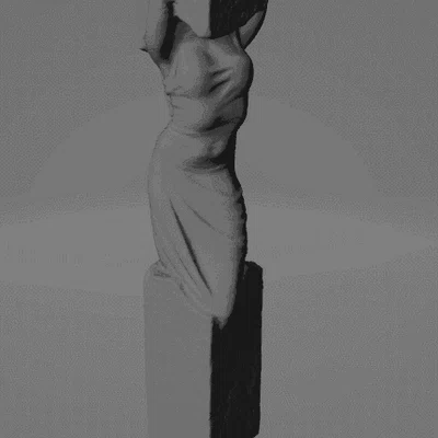 Tượng nghệ thuật cơ thể nữ (Woman body statue) trang trí bàn làm việc