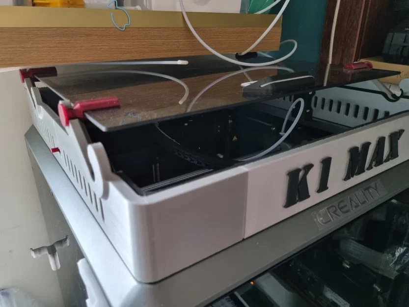 K1 MAX lid riser với nắp kính trượt (sliding glass top) - Image 1