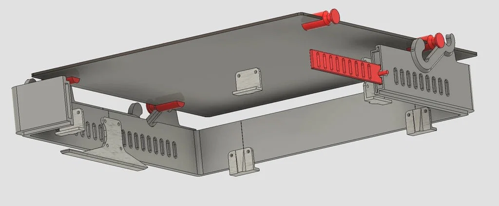 K1 MAX lid riser với nắp kính trượt (sliding glass top) - Image 2