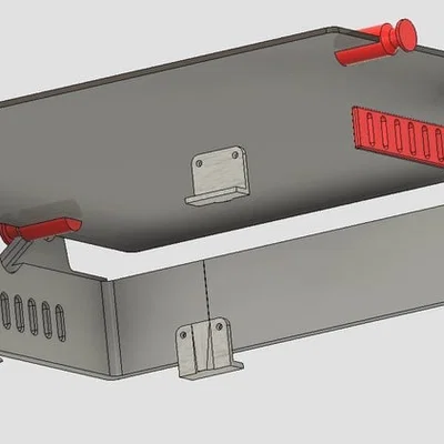 K1 MAX lid riser với nắp kính trượt (sliding glass top)