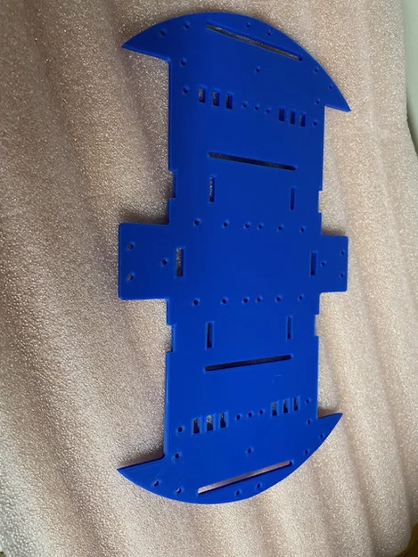 Khung Robot kèm Bệ Gắn Động Cơ (Robot Chassis with Motor Mounts) - Image 4