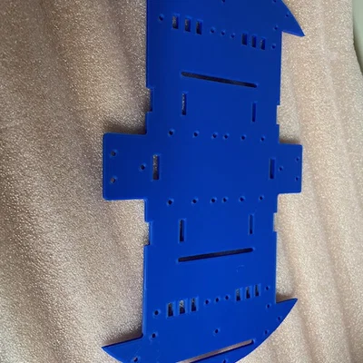 Khung Robot kèm Bệ Gắn Động Cơ (Robot Chassis with Motor Mounts)