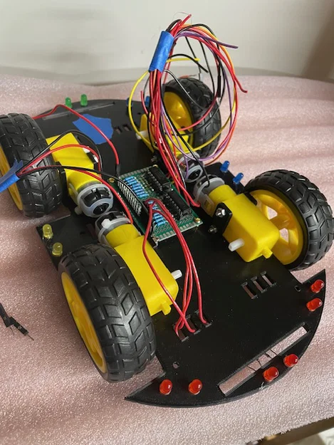 Khung Robot kèm Bệ Gắn Động Cơ (Robot Chassis with Motor Mounts) - Image 5