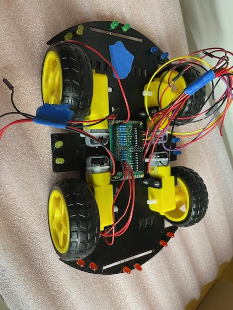 Khung Robot kèm Bệ Gắn Động Cơ (Robot Chassis with Motor Mounts) - Image 6