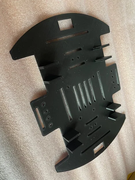 Khung Robot kèm Bệ Gắn Động Cơ (Robot Chassis with Motor Mounts) - Image 7