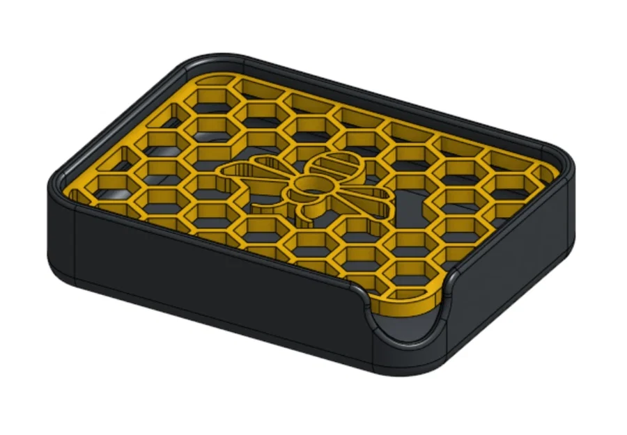 Khay đựng xà phòng Honeybee Soap Dish - Thiết kế tổ ong độc đáo - Image 1