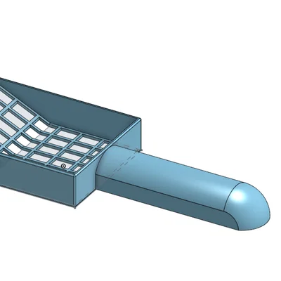Xẻng xúc cát vệ sinh cho mèo: Thiết kế tối ưu, in 3D dễ dàng